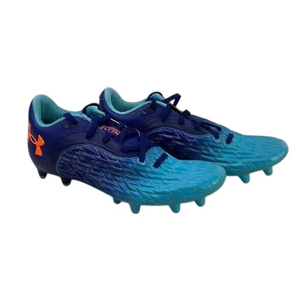 new under armor track shoes 9.5 blue cleats ombré clone magnetico pro FG Elite - Picture 1 of 6